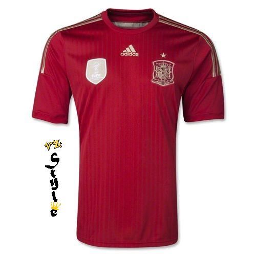Camisa Oficial Adidas - Espanha 2014 Masculina